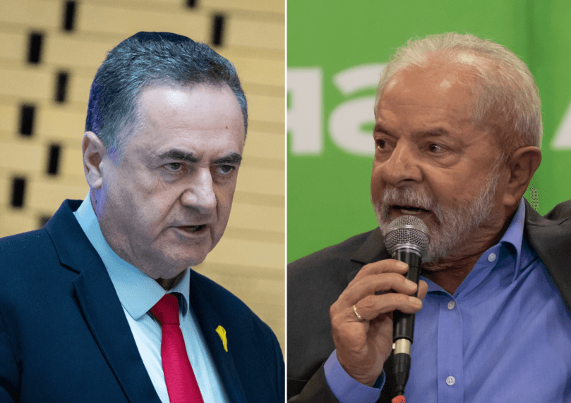 השר כ"ץ פרסם קריקטורה נגד נשיא ברזיל - ותקף: "תומך חמאס"