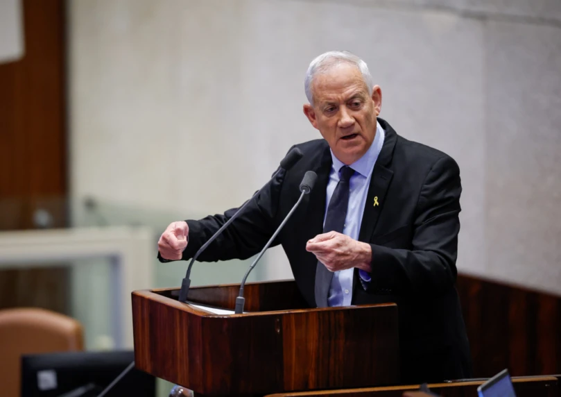 בני גנץ, ארכיון | צילום: נועם מושקוביץ, דוברות הכנסת