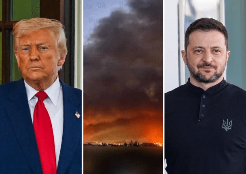 לפני פגישת טראמפ-זלנסקי: 13 פצועים במתקפה רוסית על אוקראינה