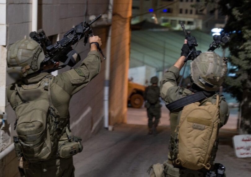 כוחותינו בשומרון פתחו באש על מחבלים שיידו אבנים לעברם