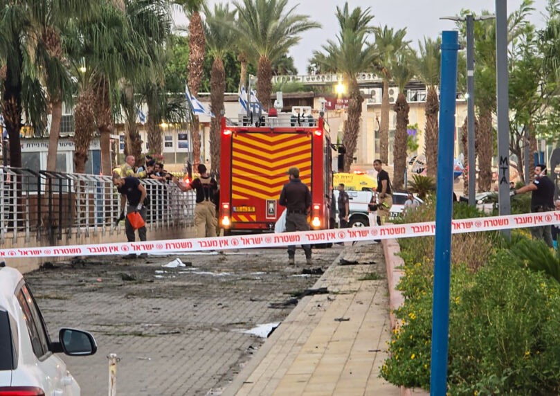 כטב"ם חות'י פגע והתפוצץ בלב אילת: 22 נפגעים, שניים במצב קשה