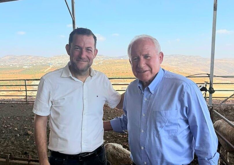 "החלת הריבונות - דרך המלך": שר החקלאות ערך סיור בשומרון