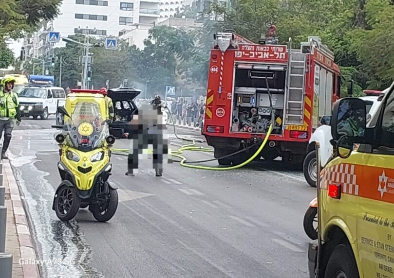 גבר נפצע קל מפיצוץ רכב בתל אביב - הרקע לאירוע פלילי