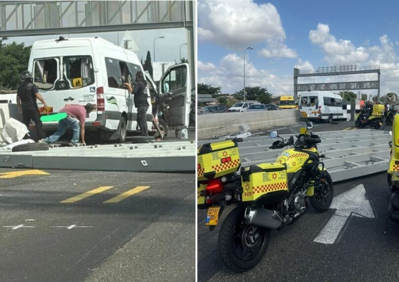 שני הרוגים ו-11 פצועים בתאונת דרכים קשה סמוך לרמת השרון