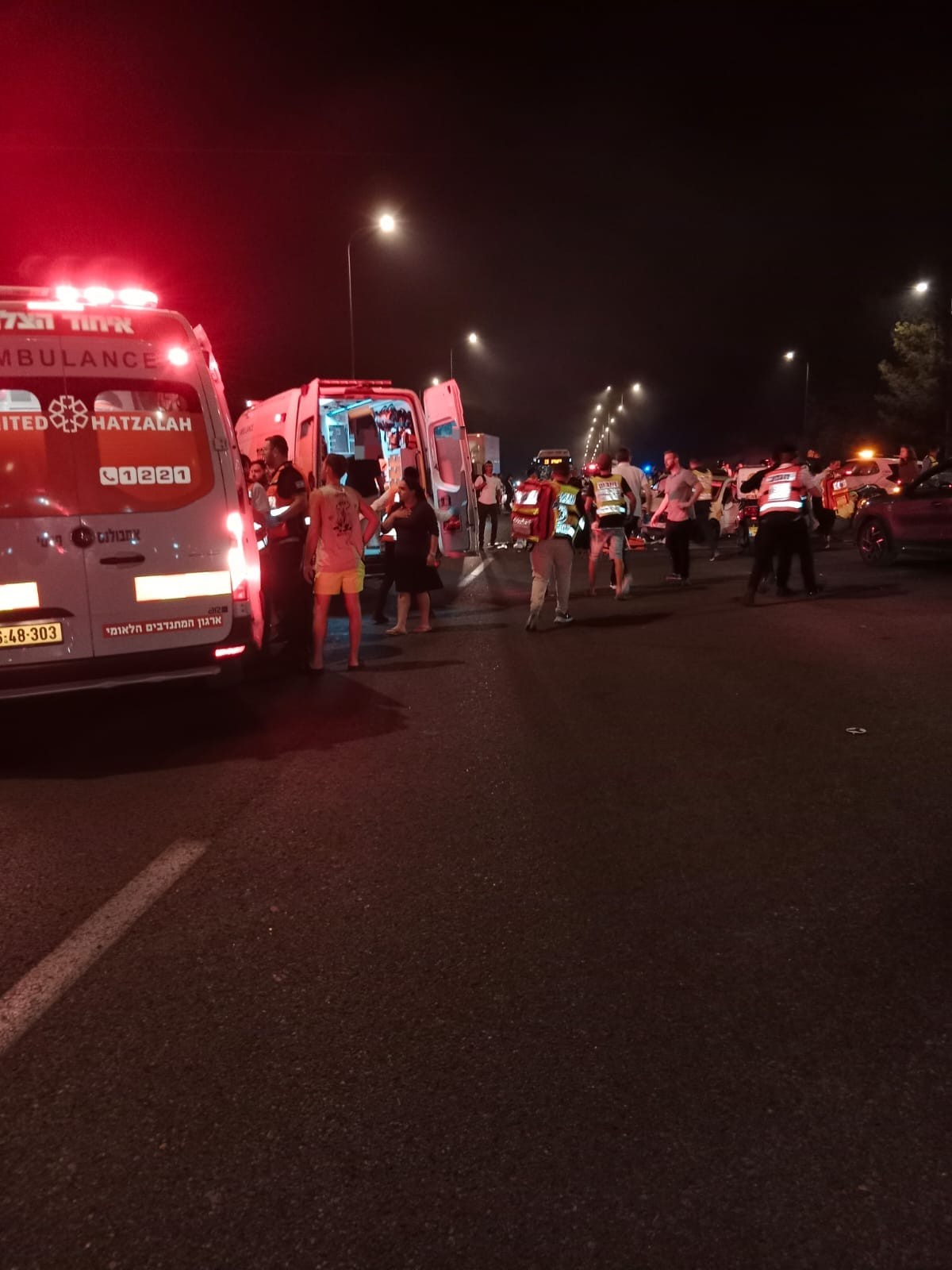 תינוק כבן שנה ואישה בת 30 נפצעו קשה בתאונה סמוך להר שמואל