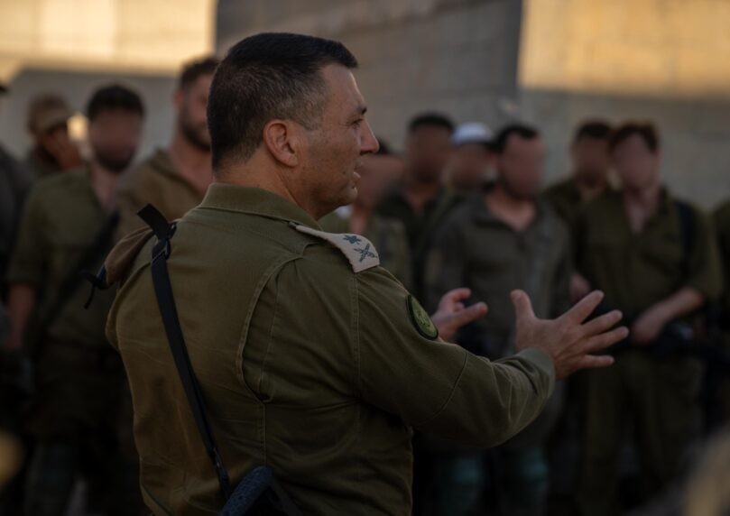 מפקד פד"ם ללוחמי המילואים: "הנחישות שלכם תכניע את החמאס"
