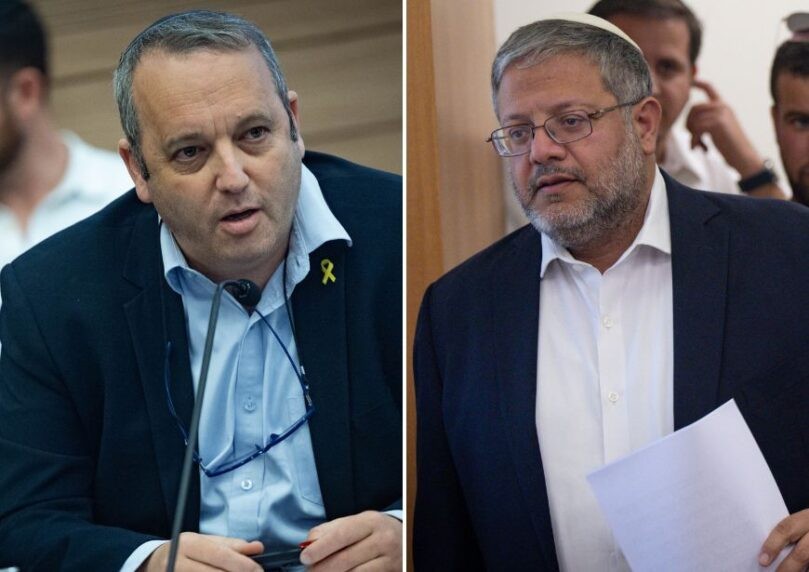 גלעד קריב צעק על קצין משטרה בהפגנה, בן גביר תקף: "פורע חוק"