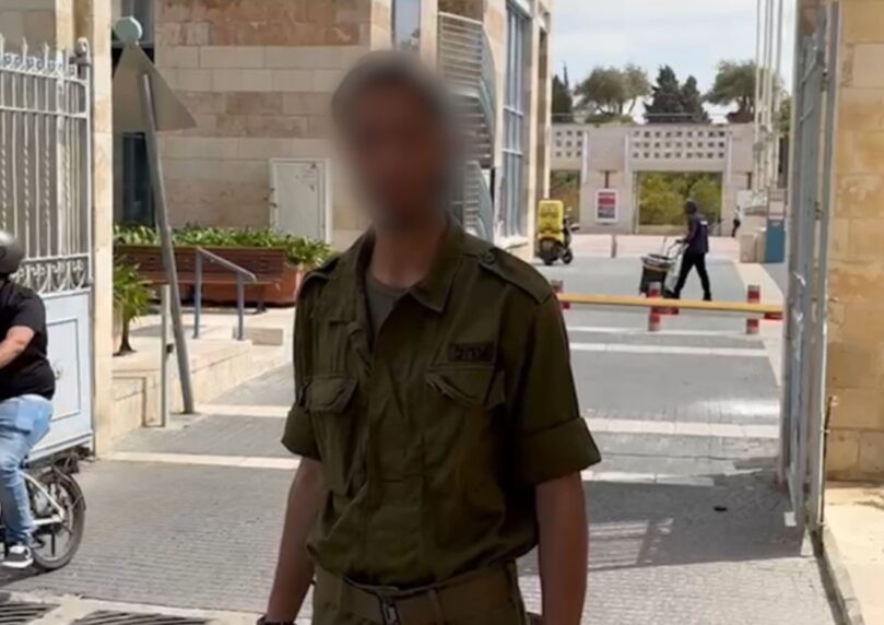 סמל ש' מחטיבת החשמונאים משחזר: "שמח שיצא בחלקי לעשות את זה"