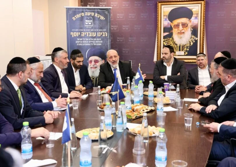 סיעת ש"ס התכנסה לציון 12 שנה לפטירת הרב עובדיה יוסף זצ"ל