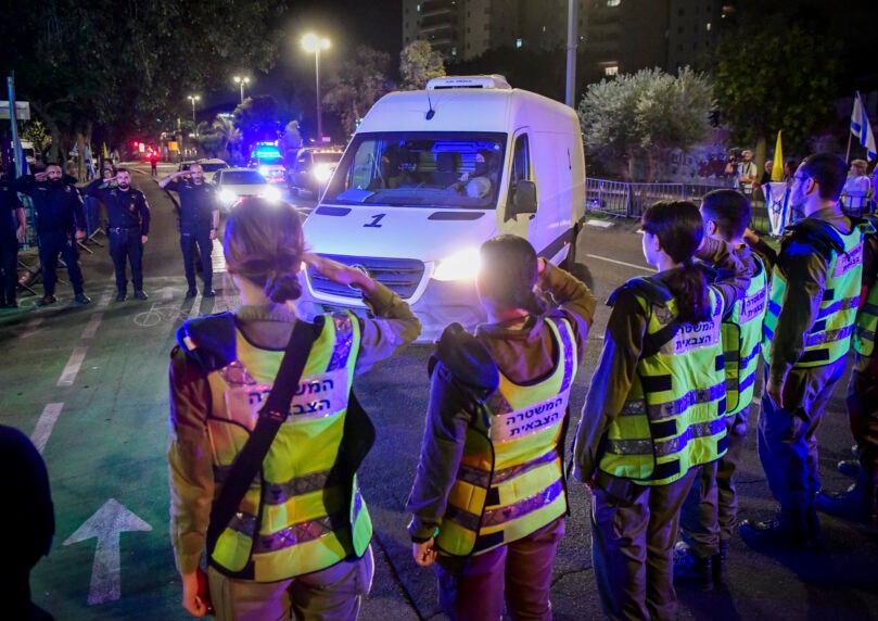 ארונו של חטוף חלל הגיע למכון הלאומי לרפואה משפטית