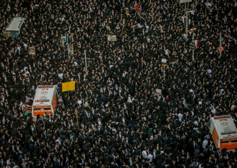 המונים השתתפו בעצרת בירושלים - שנחתמה בהסכמה בין גדולי הדור