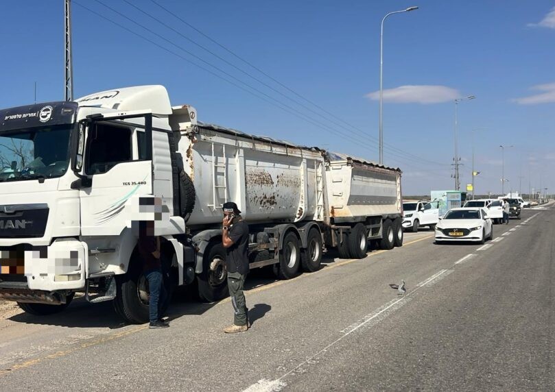2 משאיות נעצרו בדרך לעזה, כשברשותן סחורה שנועדה ככה"נ לחמאס