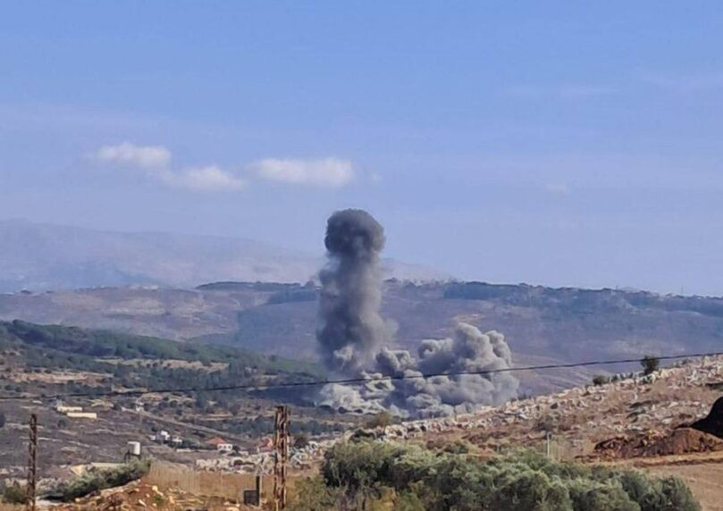 צה"ל תקף מטרות טרור של חיזבאללה בלבנון | תיעוד