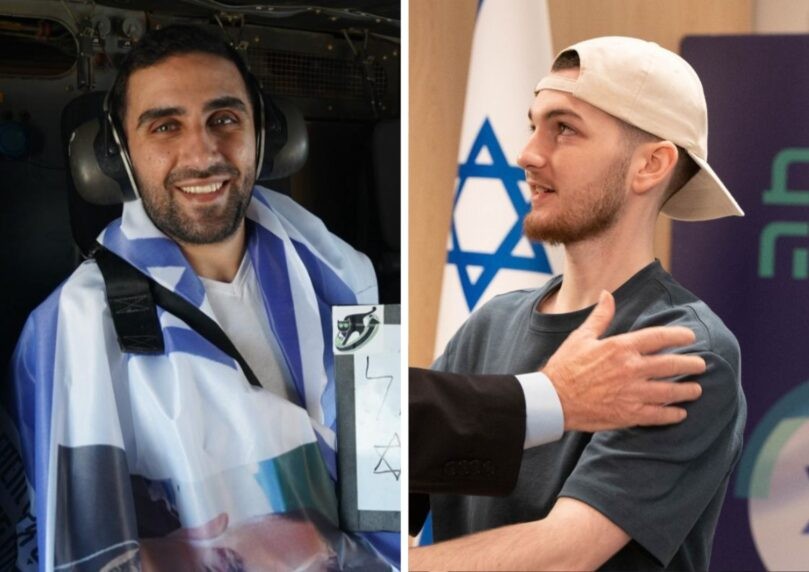 פדויי השבי בר קופרשטיין ושגב כלפון שוחררו מבית החולים שיבא