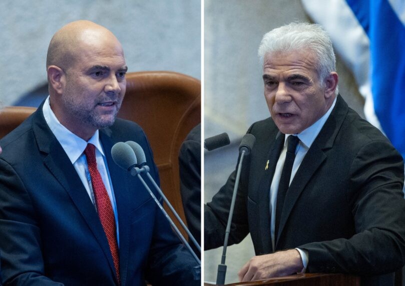 אוחנה הזהיר את לפיד: "בפעם הבאה - אוריד אותך מהדוכן"
