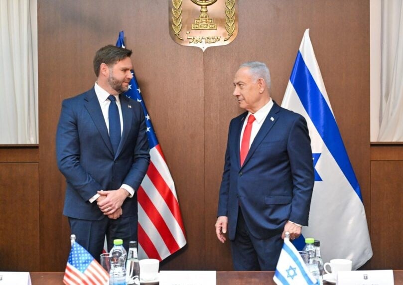 ואנס לצד נתניהו: מחוייבים לדאוג שחמאס יתפרק מנשקו