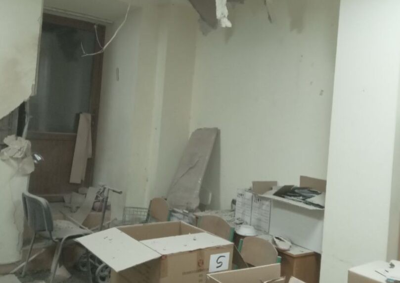 דרמה באוקראינה: טיל פגע בבית הכנסת, הרב ניצל ברגע האחרון