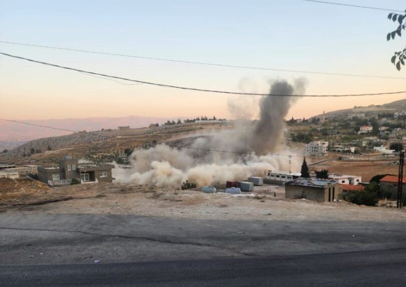 כוחותינו תקפו תשתיות טרור של חיזבאללה בעומק לבנון
