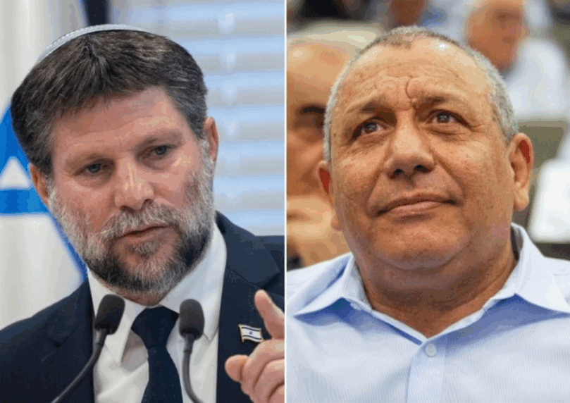 סמוטריץ' תוקף את אייזנקוט: "פוליטיקה קטנה על חשבון הלוחמים"