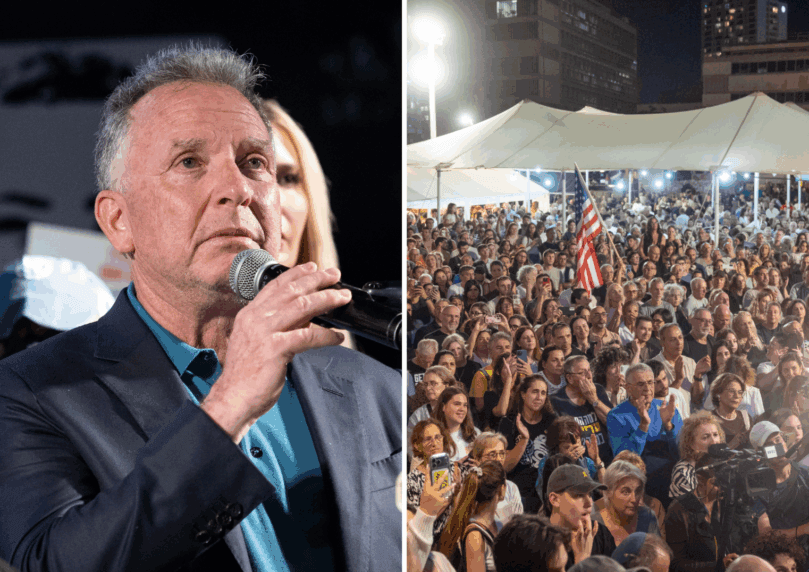 וויטקוף נאם בכיכר החטופים, הזכיר את נתניהו - והקהל צעק בוז