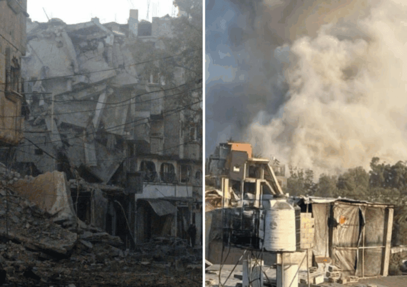 אזהרת דובר צה"ל לעזתים, תיעוד התקיפות וההפרות של חמאס
