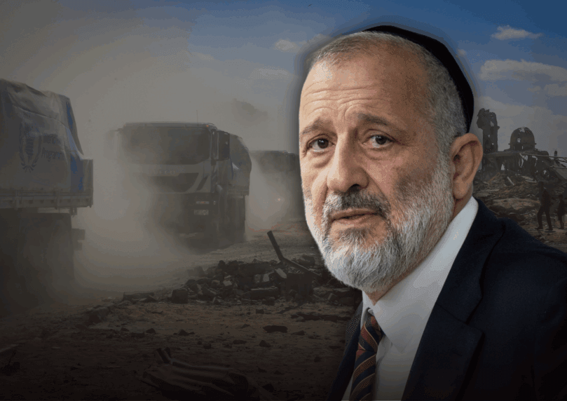 דרעי דורש לעצור את הסיוע ההומניטרי "עד להשבת כל החללים"