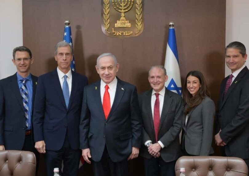 ראש הממשלה בנימין נתניהו נפגש עם הנהלת ארגון AIPAC