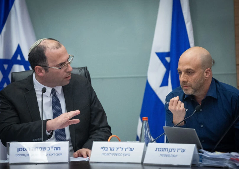 עימות חריף בין ח"כ שמחה רוטמן ליועמ"ש ועדת החוקה | צפו