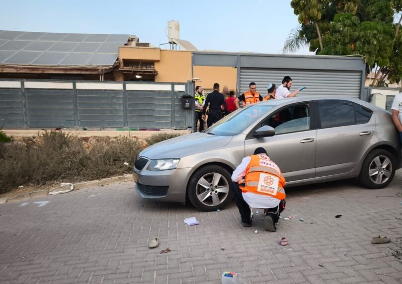 ערד: 3 ילדות בנות שנתיים עד 7 נפגעו מרכב - מצבן קל-בינוני