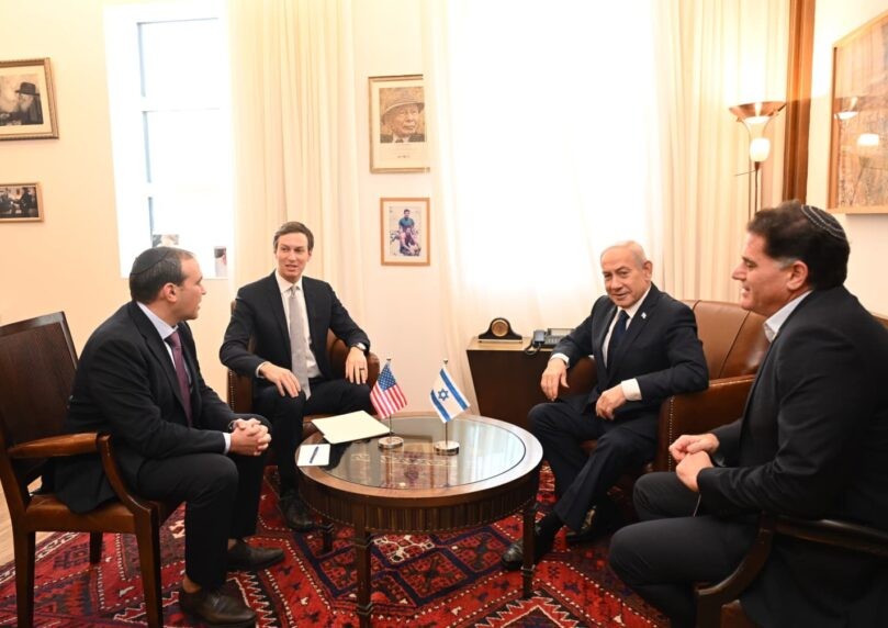רה"מ נתניהו נועד בלשכתו עם קושנר | תיעוד