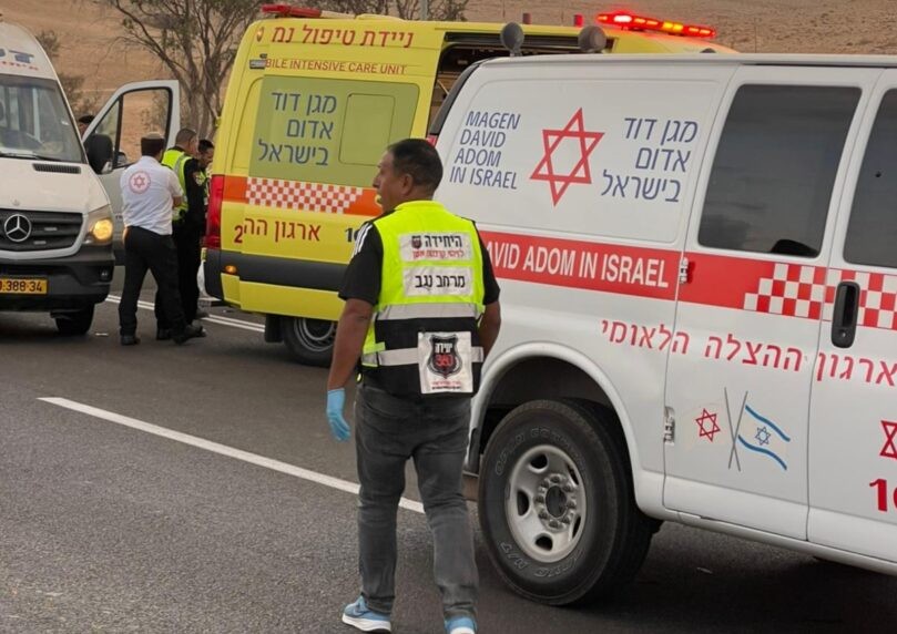 רוכב אופנוע נהרג בתאונת דרכים קטלנית סמוך לדימונה