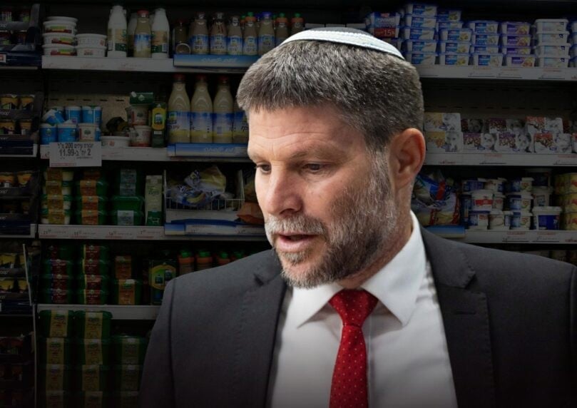רוב הציבור מתנגד לרפורמת החלב של שר האוצר בצלאל סמוטריץ'