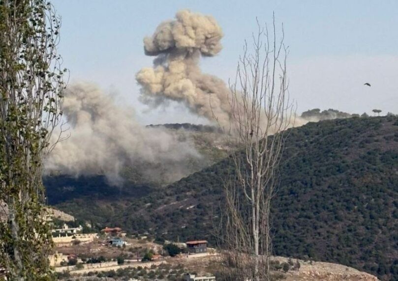 בתגובה להפרות חיזבאללה: צה"ל תקף תשתיות טרור בעומק לבנון