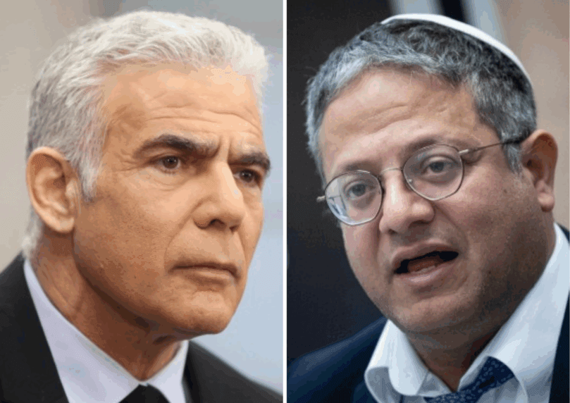 בן גביר: "הרצוג, תקשיב לטראמפ"; לפיד: "פגיעה בשלטון החוק"