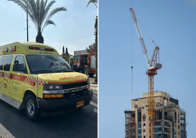 טרגדיה בצפון: פועל בניין נהרג במהלך עבודתו מפגיעת מנוף