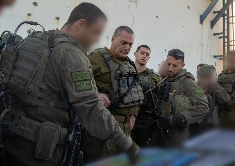 הרמטכ"ל זמיר בעזה: "הנחישות שלנו לפרז את חמאס מלאה"