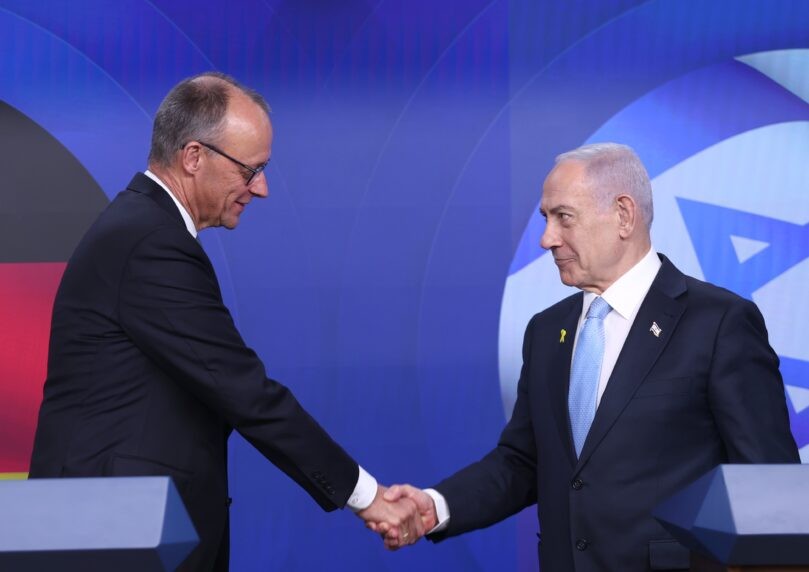 נתניהו בהצהרה עם קנצלר גרמניה: "קרובים לשלב ב' ברצועה"