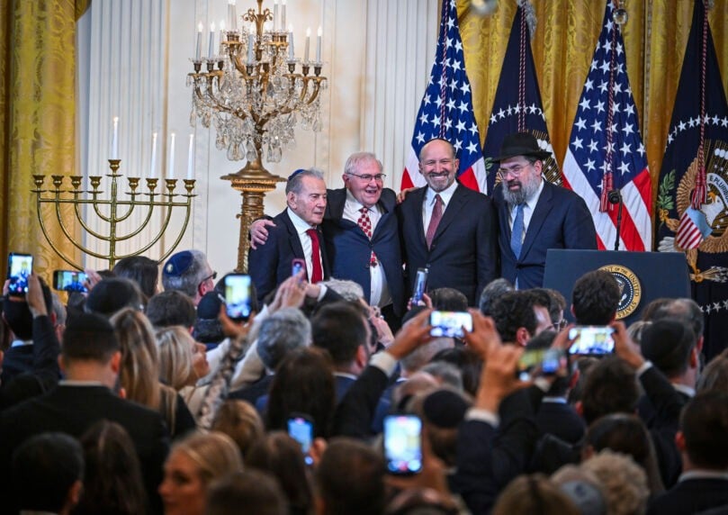 ארה"ב בצד הנכון: נר שלישי של חנוכה הודלק בבית הלבן