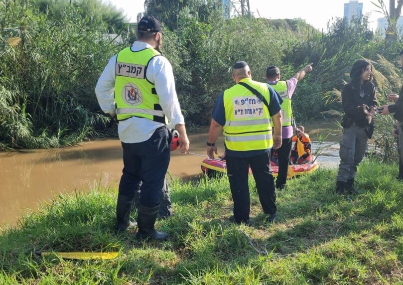 צוללי זק"א איתרו נעדרת בנחל הירקון עם סימני היפותרמיה קשים