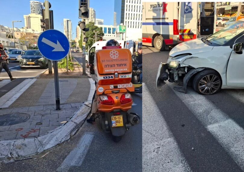 בני ברק: בן 60 נפצע בינוני כתוצאה מתאונה עצמית