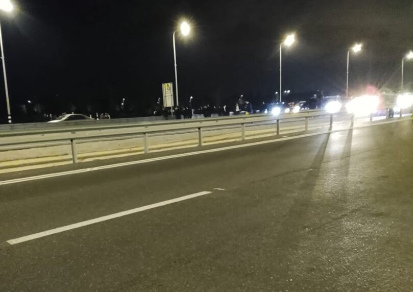 כביש 4 נפתח לתנועה לאחר שנחסם בשני הכיוונים בגלל מחאת הפלג