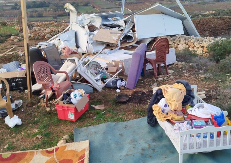 במהלך הלילה: משפחה פונתה מגבעת בית ענות, הבתים נהרסו
