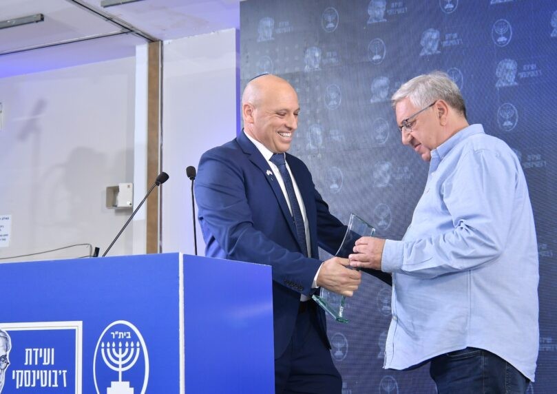 פרס ז'בוטינסקי הוענק ליעקב ברדוגו: "המונופול על השיח נשבר"