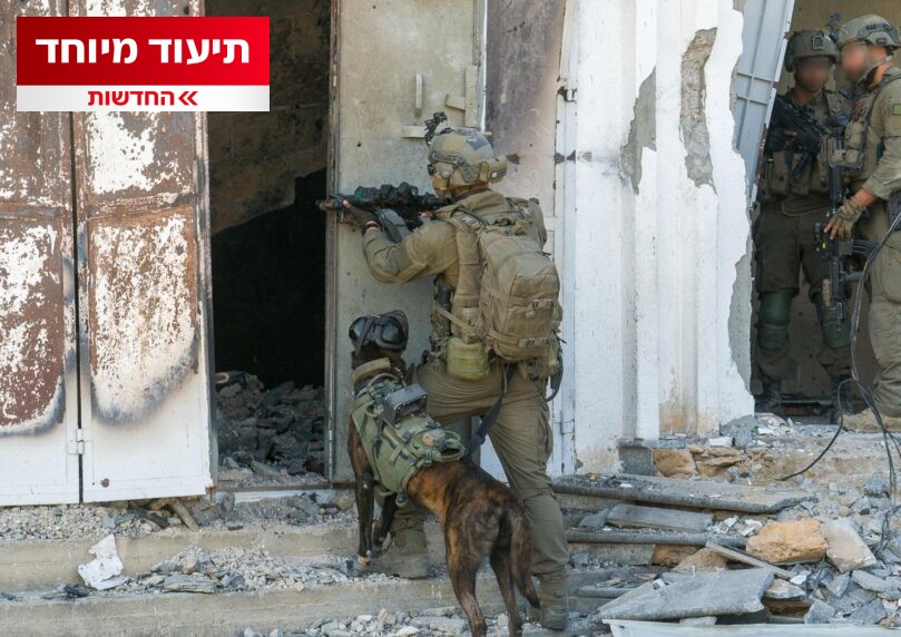 הלל ביטון רוזן עם חטיבת כרמלי שמסיימת סבב לחימה שישי ברצועה
