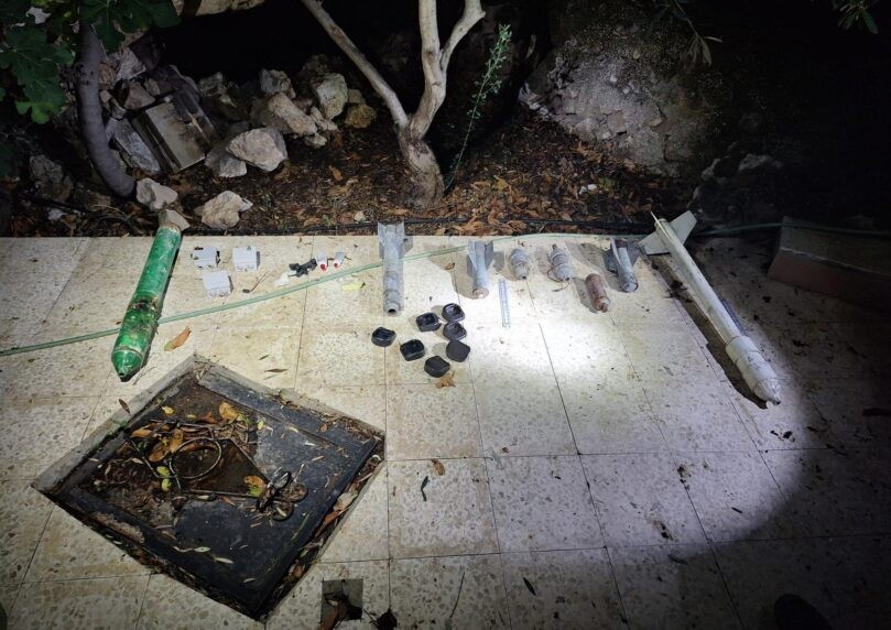 איום בלב הארץ: תשתית טרור של רקטות ומטענים אותרה בטולכרם