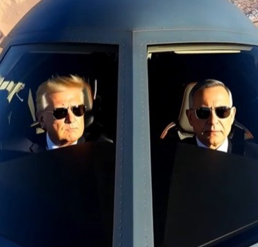 נתניהו וטראמפ במפציץ B2: הסרטון שפרסם משרד רה"מ באנגלית