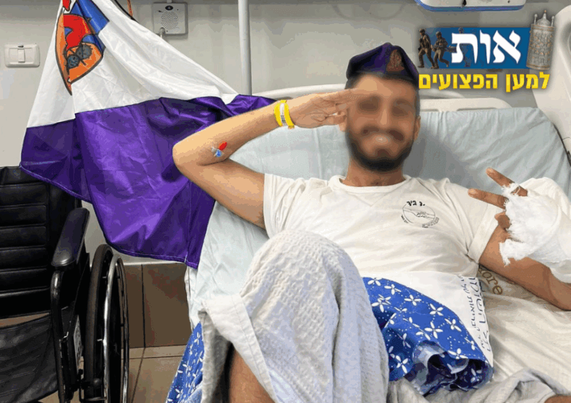 נקבר תחת ההריסות וקם לתחייה: הלוחם שנפצע בעזה סוגר מעגל