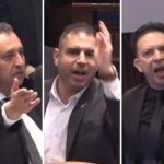 האופוזיציה מתפרעת במליאה בדיון על חוק ועדת החקירה | צפו