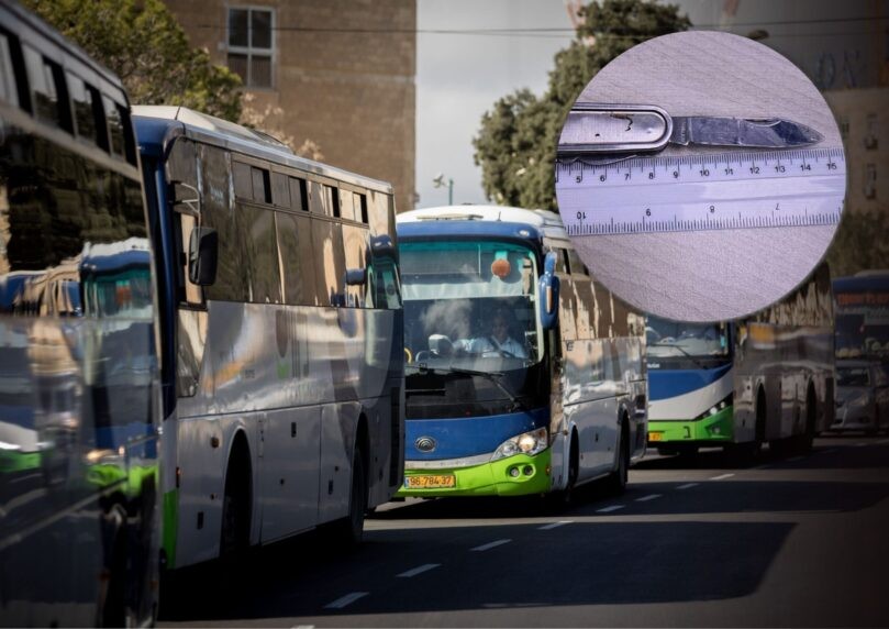 עלה לאוטובוס עם כלב ללא רסן, התבקש לרדת - ושלף סכין על הנהג