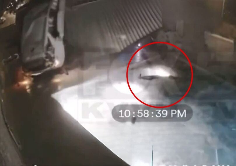 תיעוד ביזארי: נהגת עפה מהרכב - ונחתה ישירות לבריכת שחייה